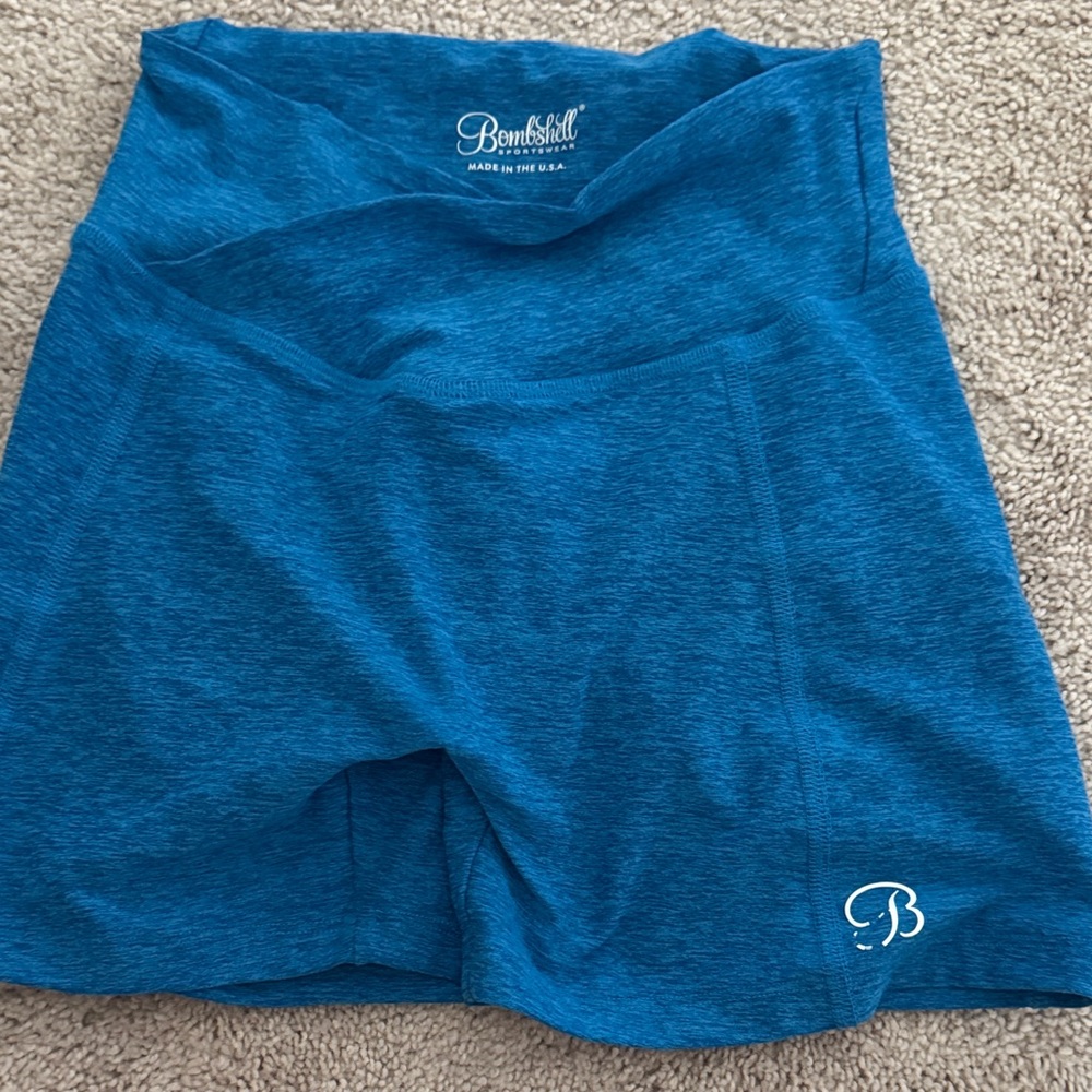 Blue Women's Athletic Shorts